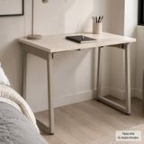 Vilinze Biga Sabit Mdf Metal Ayak Çalışma Ofis Masası - 60x90 Cm - Bej
