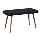 Vilinze Eames Ahşap Ayak Deri Mutfak Masası Bankı