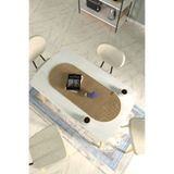 VİLİNZE Hasır Jüt Ip Runner / Supla / Amerikan Servis - 35x100 Cm