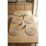 VİLİNZE Hasır Jüt Ip Supla / Amerikan Servis - 32 Cm (6 ADET)