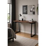 Vilinze Home Biga Sabit Mdf Metal Ayak Çalışma Ofis Masası - 60x120 Cm Ceviz