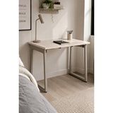 Vilinze Home Biga Sabit Mdf Metal Ayak Çalışma Ofis Masası - 60x90 Cm Bej
