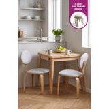 VİLİNZE Lodos Sandalye Avanos Ahşap MDF Mutfak Masası Takımı - 70x140 cm