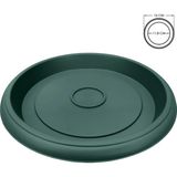 Villa Menekşe Damla Kemer Otantik Saksı Tabağı No4 Yeşil 11,8CM Serinova Toxa Plastik Tabak