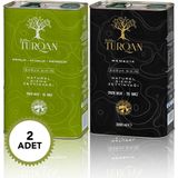 Villa TURQAN 6 Lt Erken Hasat Soğuk Sıkım Natürel Sızma Zeytinyağı Tanışma Paketi | Tek Bahçe (2025/2026) ( 3 Litre x 2 Adet)