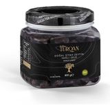 Villa TURQAN Doğal Siyah Zeytin – Gemlik Çeşidi- Yağlı Sele -800 gr