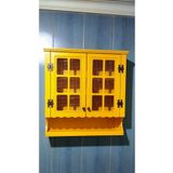 VİLLAÇAM AHŞAP TELLİ TEREK SARI TELLİ DOLAP