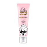 Village 11 Factory Pink Calming Tone Up Sun Block SPF50+ Pa++++ 50 ml – Ton Eşitleyici Güneş Koruyucu & Makyaj Bazı