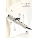 Villemy 32 mm Seramik Kaplamalı Profesyonel Saç Maşası – Büyük ve Doğal Dalgalar -VME-3003 - Bej