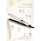 VILLEMY İyon Özellikli Seramik Kaplamalı 25x110mm Saç Düzleştirici–5 Kademeli Ayarlanabilir Isı -VME-5001-I