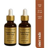 Vıllenature 2'li Set Soğuk Sıkım Hint Yağı “castor Oil” (Ricinus Communis) 50 ml
