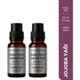 Vıllenature 2'li Set Soğuk Sıkım Jojoba Yağı “jojoba Oil” (Simmondsia Chinensis) 20 ml
