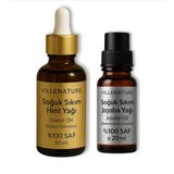 VILLENATURE Cilt ve Saç Bakım Seti, Hint Yağı 50 ML ve Jojoba Yağı 20 ML, Soğuk Sıkım, %100 Doğal, Nemlendirici ve Besleyici, Tüm Cilt Tipleri İçin
