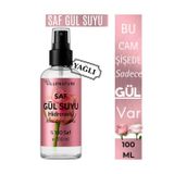 Villenature Gül Hidrosolü, Yüz ve Saç için, %100 Saf Doğal Gül Suyu, Rosa Damascena Çiçek Suyu, Nemlendirici ve Besleyici Tonik, 100 ml