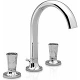 Villeroy & Boch 3 Delikli Lavabo Bataryası (Handle Detaylı / Krom)