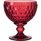 Villeroy & Boch Boston Colour Kırmızı Kristal Ayaklı Dondurma Kokteyl Kadehi - Standart