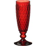Villeroy & Boch Boston Colour Kristal Şampanya Kadehi - Kırmızı - Standart