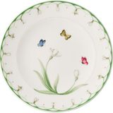Villeroy & Boch Colourful Spring Çiçek Desenli Porselen Ekmek Tabağı 16 cm - Yeşil - Standart