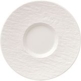Villeroy & Boch Manufacture Rock Blanc Porselen Kahve ve Çay Tabağı - Beyaz - Standart