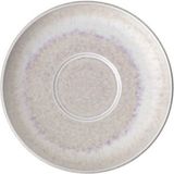 Villeroy & Boch Perlemor Sand Porselen Kahve ve Çay Tabağı 16 cm - Bej - Standart