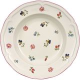 Villeroy & Boch Petite Fleur Çiçek Desenli Porselen Çukur Tabak 23 cm - Beyaz - Standart