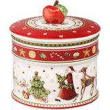 Villeroy & Boch Winter Bakery Kapaklı Porselen Kavanoz 11 cm - Standart