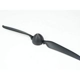 Viloga RC Katlanır Pervane 15,5×9,5 inç/Spinner Boyutu D51×H40 mm ve Motor Mili Çapı φ5,0 RC Uçak Drone Uzaktan Kumandalı Uçak için Naylon Plastik Çark (15,5×9,5, Şaft φ5,0)