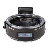VILTROX EF-E5 Akıllı Tam Çerçeve Lens Montaj Adaptörü CDAF/PDAF OLED Ekranlı Otomatik Odaklama, Canon EF/EF-S Lens için Sony E Montaj Kamerasına Manuel Ayar Diyaframı