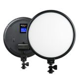 VILTROX VL-500T 10 inç LED yumuşak video lambası, çift renkli, 3300 K-5600 K, kısılabilir, video ışığı, sürekli ışık, LED portre ışığı, fotoğrafçılık için, pil ve güç kaynağı ile
