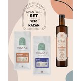 Vimal Keten Tohumu Yağı 250 ml + Chia Tohumu 500 gr + Keten Tohumu 500 gr Avantajlı 3'lü Set - 3 Adet