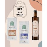 Vimal Susam Yağı 250 ml + Chia Tohumu 500 gr + Keten Tohumu 500 gr Avantajlı 3'lü Set - 3 Adet