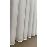 Vinaldi Simli Bambu Tül Perde 1-3 Sık Pile - 400 x 230 cm - Ekru