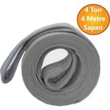 Vinç Sapan Polyester Spanzet 4 Ton 4 Metre Gri Sağlam Yük Kaldırma Taşıma Indirme Caraskal Halat - Çok Renkli - Çok Metre