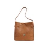Vince Camuto Deri Omuz Çantası, Standart, 5003105052, Taba, Kadın