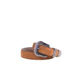 Vince Camuto Süet Kemer, 85 CM, 5003291880, Camel, kadın