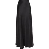 Vince Saten Maxi Etek - Siyah - L