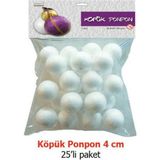 Vincent Foam Ball - Strafor Köpük Top 4 Cm. 25 Adet