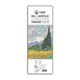 Vincent Oil & Acrylic Canvas White Tuval Dokulu Blok 300 Gr 14x44 Cm 10 Sayfa