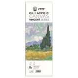 Vincent Oil & Acrylic Canvas White Tuval Dokulu Blok 300 Gr 20x56 Cm 10 Sayfa