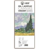 Vincent Oil & Acrylic Canvas White Tuval Dokulu Blok 300 Gram 15 x 40 cm 10 Sayfa