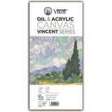 Vincent Oil & Acrylic Canvas White Tuval Dokulu Blok 300 Gram 16,5 x 34 cm 10 Sayfa
