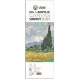 Vincent Oil & Acrylic Canvas White Tuval Dokulu Blok 300 Gram 20 x 56 cm 10 Sayfa