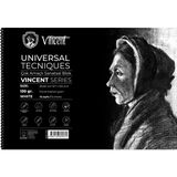 Vincent Universal Tecniques White 120 gr 15 Sayfa Çok Amaçlı Defter 35 x 50 cm