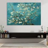 Vincent Van Gogh - Almond Blossom - Çiçek Açan Badem Ağacı Kanvas Tablo 87990100814795-5
