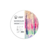 Vincent Vıncent Watercolor Daire Sketchbook 300gr 15cm 10 Sayfa Suluboya Defteri