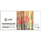 Vincent Watercolor Sketchbook 300 gr 10 Sayfa Panaromik Suluboya Defteri 21 x 56 cm