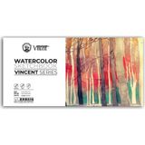 Vincent Watercolor Sketchbook 300 gr 10 Sayfa Suluboya Defteri 9 x 18 cm