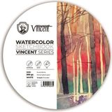 Vincent Watercolor Sketchbook White Daire Suluboya Blok 300 Gr 15 Cm 10 Sayfa