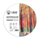 Vincent Watercolor Sketchbook White Daire Suluboya Blok 300 Gr 35 Cm 10 Sayfa