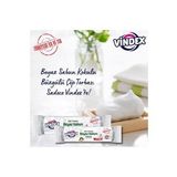 VİNDEX BEYAZ SABUN KOKULU ÇÖP TORBASI BÜZGÜLÜ BÜYÜK BOY